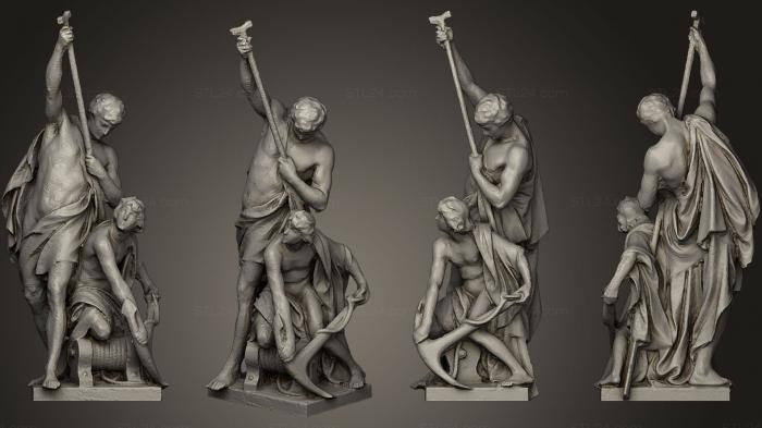 Statues antique and historical (Allegorie Flussschifffahrt, STKA_0724) 3D models for cnc