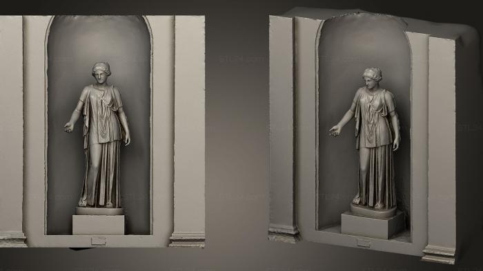 Статуи античные и исторические (Артемида I II век нашей эры, STKA_0750) 3D модель для ЧПУ станка