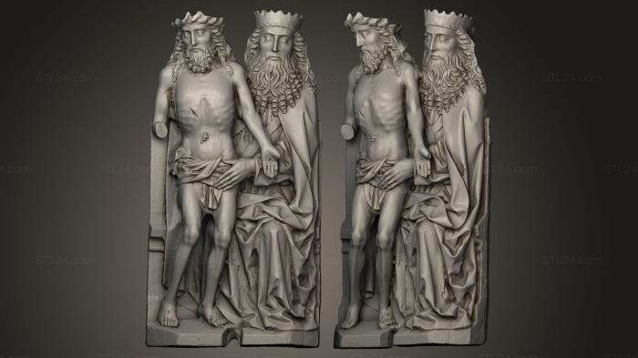 Статуи античные и исторические (Бог держит своего Сына-мученика, STKA_0841) 3D модель для ЧПУ станка