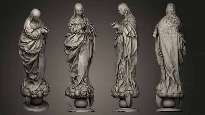 Statues antique and historical (Inmaculada Concepcin, STKA_0864) 3D models for cnc