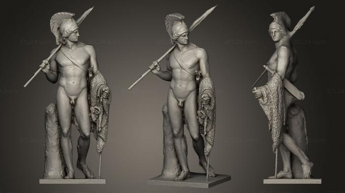 Statues antique and historical (Jason with the Golden Fleece, STKA_0865) 3D models for cnc