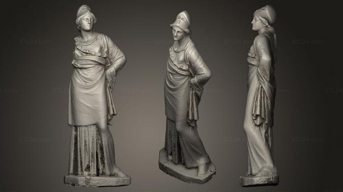 Statues antique and historical (Newton Hall Walston Athena, STKA_0933) 3D models for cnc