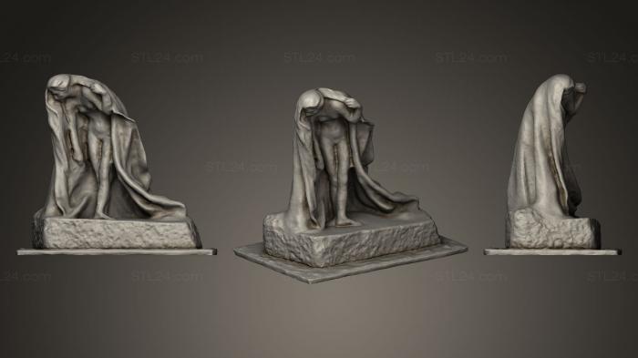 Statues antique and historical (Psyche by Auguste Rodin, STKA_0949) 3D models for cnc