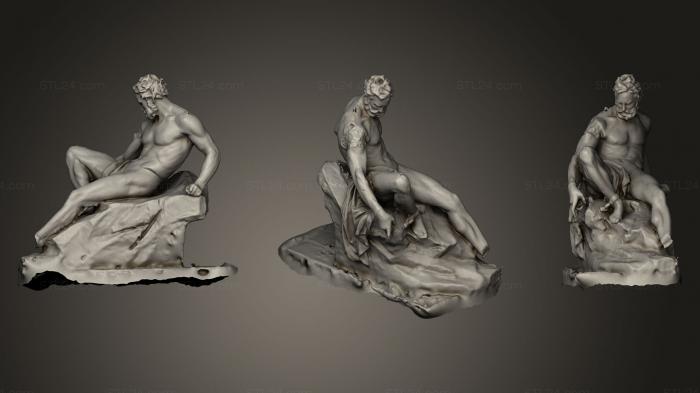 Statues antique and historical (Re run 2 of Prometheus Bound by Brian Newnan, STKA_0953) 3D models for cnc