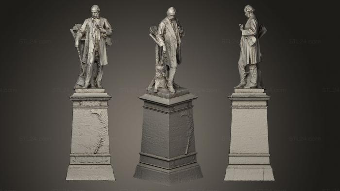 Statues antique and historical (Statue de Henri Vieuxtemps, STKA_1002) 3D models for cnc