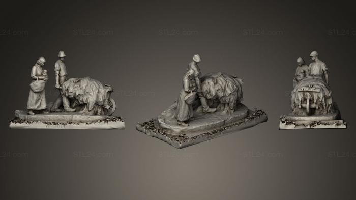 Statues antique and historical (Statue from House of Agriculture, STKA_1004) 3D models for cnc