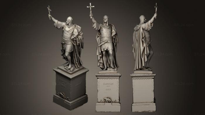 Статуи античные и исторические (Альбрехт Грссенверглейх 3, STKA_1086) 3D модель для ЧПУ станка