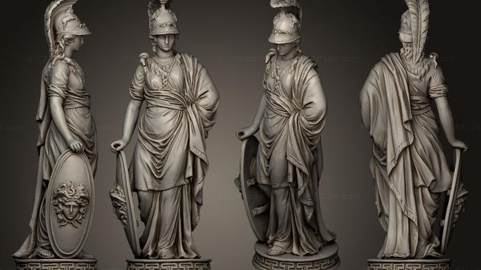 Statues antique and historical (Aspazja jako Atena Wil498, STKA_1101) 3D models for cnc