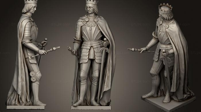 Statues antique and historical (Fernando El Catlico 2, STKA_1139) 3D models for cnc