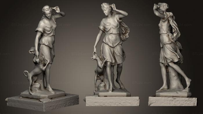 Statues antique and historical (Marie Adelaide de Savoye Le Louvre, STKA_1207) 3D models for cnc