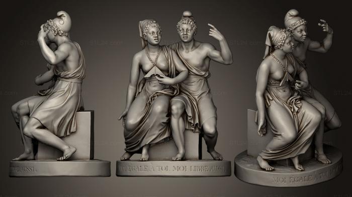 Statues antique and historical (Moi gale toi moi libre aussi, STKA_1216) 3D models for cnc