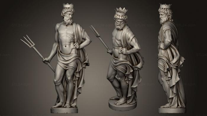 Статуи античные и исторические (Нептская библиотека-музей Виктора Балагера, STKA_1226) 3D модель для ЧПУ станка