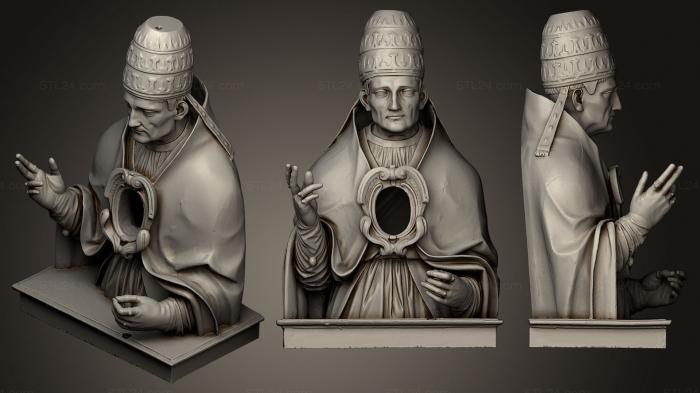 Statues antique and historical (Relicario de San Gregorio, STKA_1253) 3D models for cnc