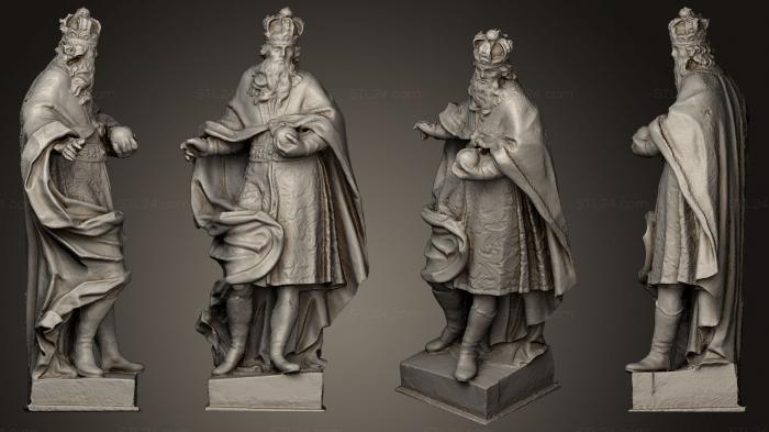 Statues antique and historical (Roman Catholic Cathedral King Stephen I 20, STKA_1255) 3D models for cnc