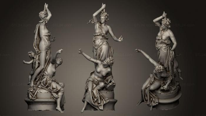Статуи античные и исторические (Селфи в Музее Орсе Париж 3, STKA_1273) 3D модель для ЧПУ станка