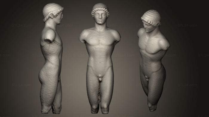 Statues antique and historical (The Strangford Apollo, STKA_1308) 3D models for cnc
