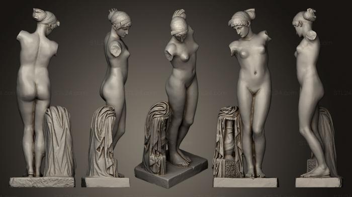 Статуи античные и исторические (Венера Эсквилинская, STKA_1326) 3D модель для ЧПУ станка