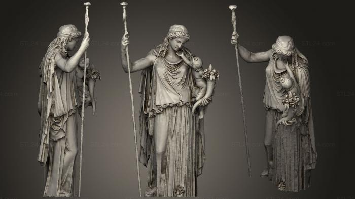 Statues antique and historical (Eirene (Goddess Of Peace), STKA_1393) 3D models for cnc