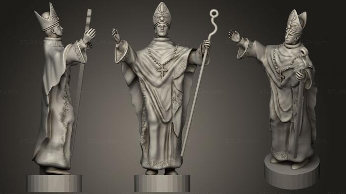 Статуи античные и исторические (Джованни Баттиста Скалабрини, STKA_1402) 3D модель для ЧПУ станка