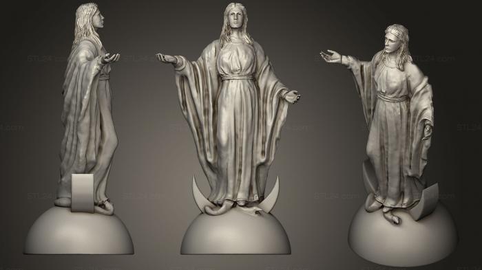 Статуи античные и исторические (Непорочное Зачатие Серро-Сан-Кристобаль, STKA_1413) 3D модель для ЧПУ станка