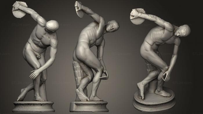 Statues antique and historical (Lancelotti Discobolus, STKA_1425) 3D models for cnc