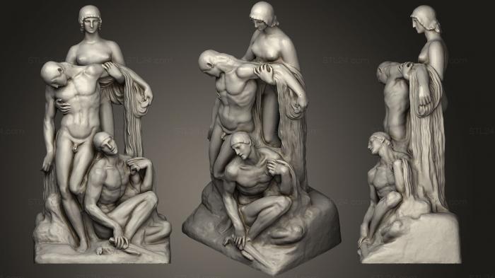 Статуи античные и исторические (Памятник героям Таррагоны, STKA_1435) 3D модель для ЧПУ станка