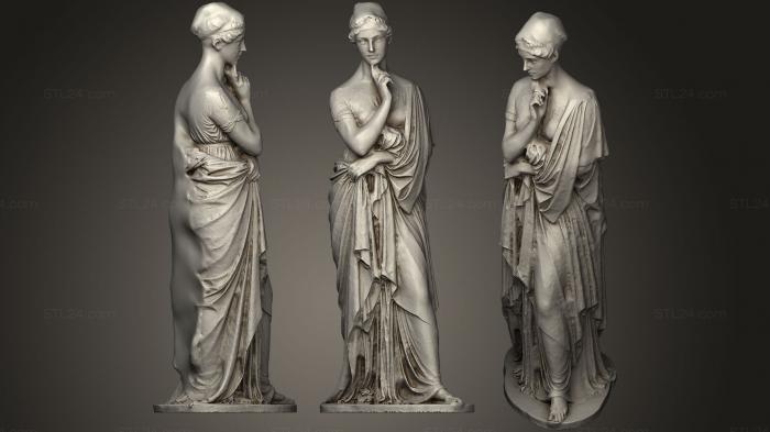 Statues antique and historical (Maria Fjodorovna Barjatinskaja, STKA_1436) 3D models for cnc