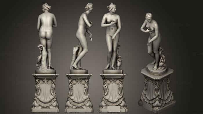 Statues antique and historical (Medici Venus Inv 1914 n 224, STKA_1440) 3D models for cnc
