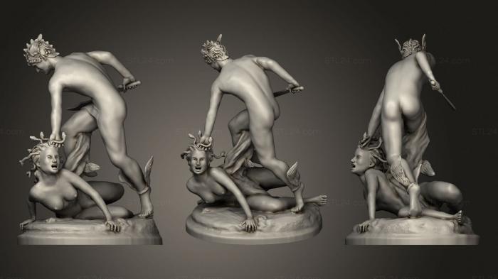 Statues antique and historical (Death Of Medusa, STKA_1630) 3D models for cnc
