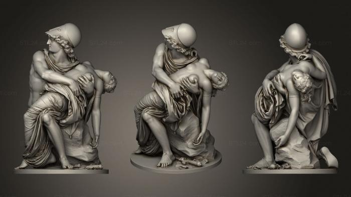 Statues antique and historical (Mars and Venus, STKA_1650) 3D models for cnc