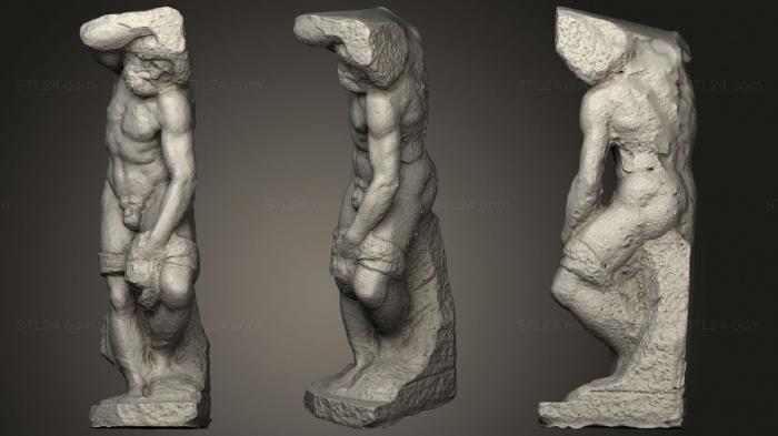 Statues antique and historical (Opera Incompiuta, STKA_1665) 3D models for cnc