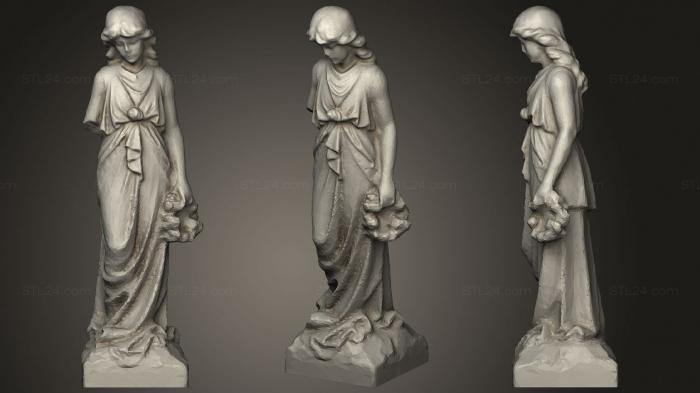 Статуи античные и исторические (Скульптура Женщины, STKA_1679) 3D модель для ЧПУ станка