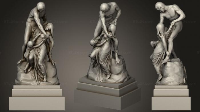 Статуи античные и исторические (Статуя 04 004, STKA_1687) 3D модель для ЧПУ станка