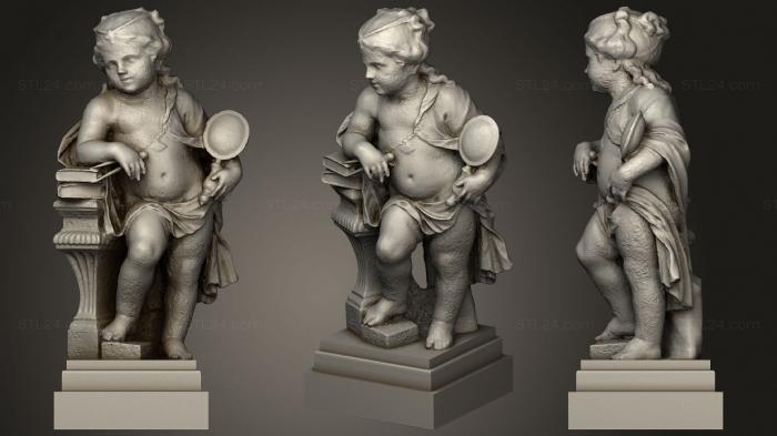 Статуи античные и исторические (Статуя 04 011, STKA_1693) 3D модель для ЧПУ станка