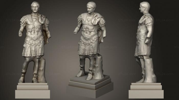 Статуи античные и исторические (Статуя 04 016, STKA_1698) 3D модель для ЧПУ станка