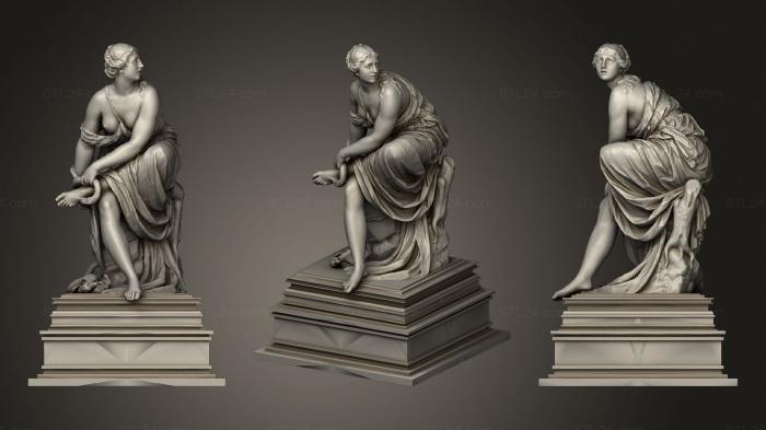 Статуи античные и исторические (Статуя 05 007, STKA_1709) 3D модель для ЧПУ станка