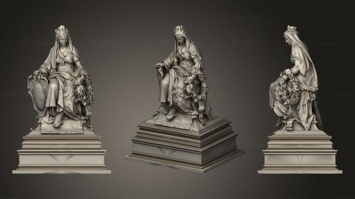 Статуи античные и исторические (Статуя 05 016, STKA_1716) 3D модель для ЧПУ станка