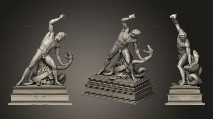 Статуи античные и исторические (Статуя 05 019, STKA_1718) 3D модель для ЧПУ станка