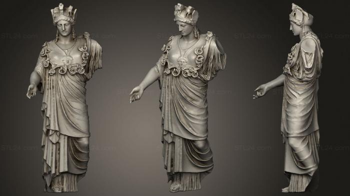 Статуи античные и исторические (Статуя 06 009, STKA_1727) 3D модель для ЧПУ станка