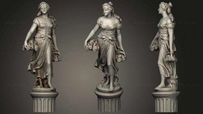 Статуи античные и исторические (Статуя 06 015, STKA_1732) 3D модель для ЧПУ станка