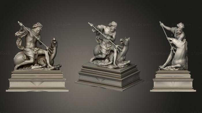 Статуи античные и исторические (Статуя 06 016, STKA_1733) 3D модель для ЧПУ станка