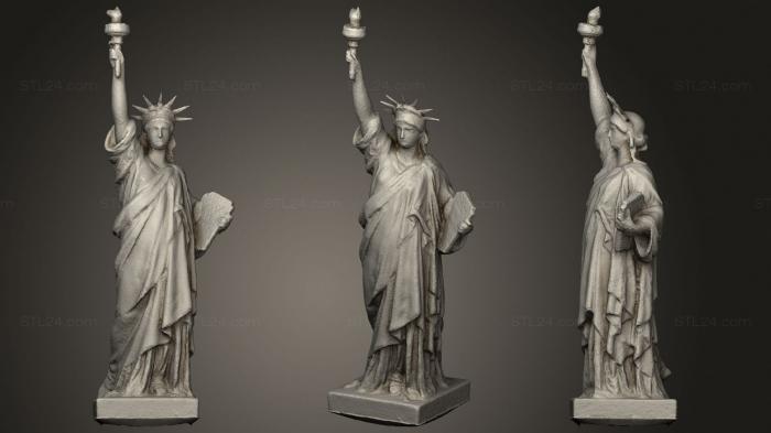 Статуи античные и исторические (Статуя Свободы, STKA_1738) 3D модель для ЧПУ станка