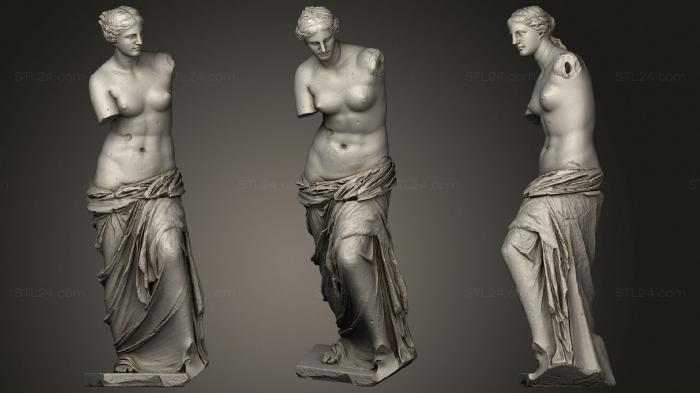 Statues antique and historical (Arte V nus de Milo, STKA_1757) 3D models for cnc