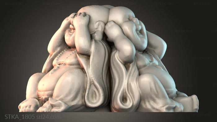 Статуи античные и исторические (STKA_1805) 3D модель для ЧПУ станка