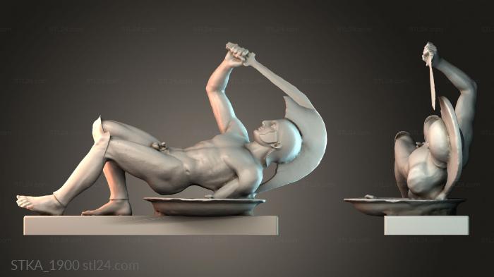 Статуи античные и исторические (STKA_1900) 3D модель для ЧПУ станка