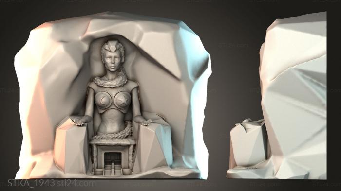 Статуи античные и исторические (STKA_1943) 3D модель для ЧПУ станка