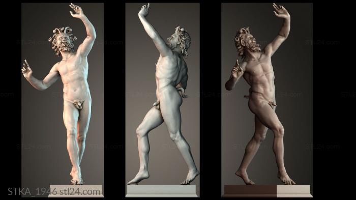 Статуи античные и исторические (STKA_1946) 3D модель для ЧПУ станка