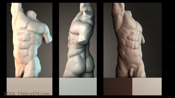 Статуи античные и исторические (STKA_1966) 3D модель для ЧПУ станка