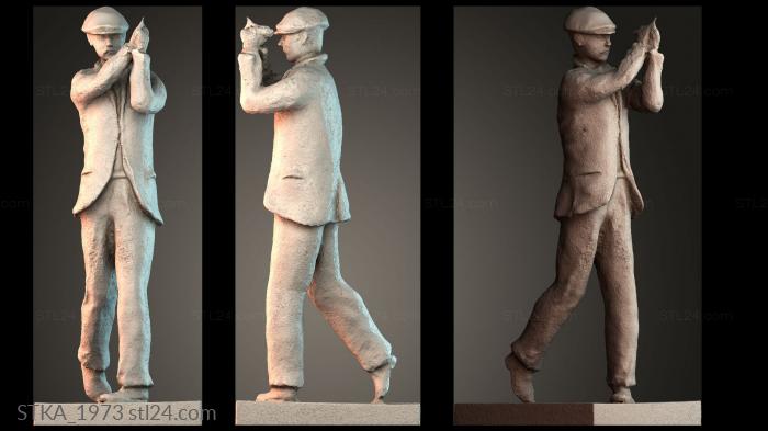 Статуи античные и исторические (STKA_1973) 3D модель для ЧПУ станка