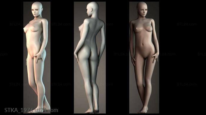 Статуи античные и исторические (STKA_1976) 3D модель для ЧПУ станка